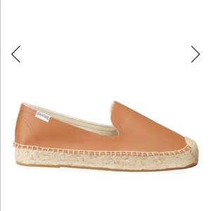 New In Box Soludos Leather Espadrilles Sz 8